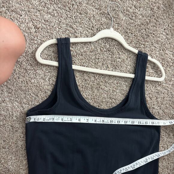 FRANK & EILEEN Heritage Jersey Tank Jumpsuit Sz S Black Essential Basic - Picture 9 of 16